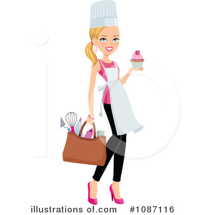 Royalty-Free (RF) Chef Clipart Illustration by Monica - Stock Sample #1087116