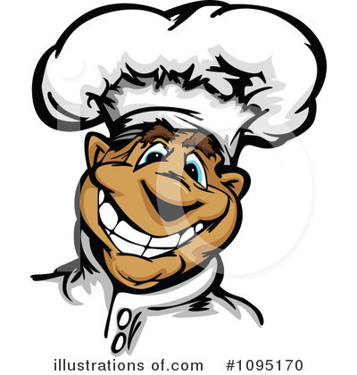 Royalty-Free (RF) Chef Clipart Illustration by Chromaco - Stock Sample #1095170