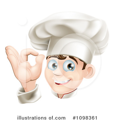 Royalty-Free (RF) Chef Clipart Illustration by AtStockIllustration - Stock Sample #1098361