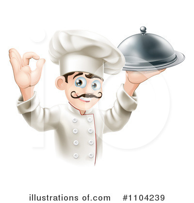 Royalty-Free (RF) Chef Clipart Illustration by AtStockIllustration - Stock Sample #1104239