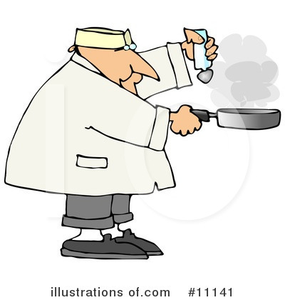 Royalty-Free (RF) Chef Clipart Illustration by djart - Stock Sample #11141