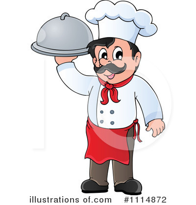 Royalty-Free (RF) Chef Clipart Illustration by visekart - Stock Sample #1114872