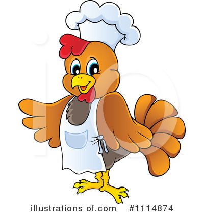 Chef Chicken Clipart #1114874 by visekart