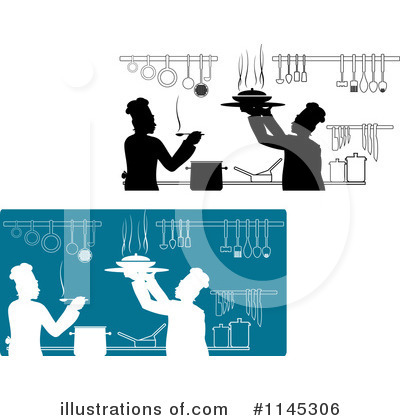 Royalty-Free (RF) Chef Clipart Illustration by Vector Tradition SM - Stock Sample #1145306