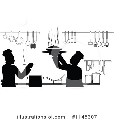 Royalty-Free (RF) Chef Clipart Illustration by Vector Tradition SM - Stock Sample #1145307
