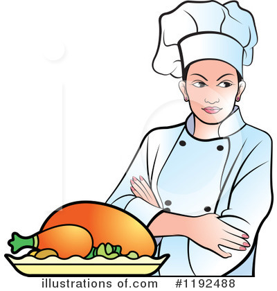 Royalty-Free (RF) Chef Clipart Illustration by Lal Perera - Stock Sample #1192488