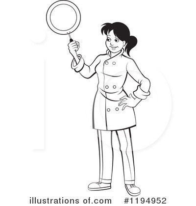 Royalty-Free (RF) Chef Clipart Illustration by Lal Perera - Stock Sample #1194952