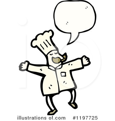 Royalty-Free (RF) Chef Clipart Illustration by lineartestpilot - Stock Sample #1197725