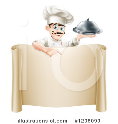 Royalty-Free (RF) Chef Clipart Illustration by AtStockIllustration - Stock Sample #1206099