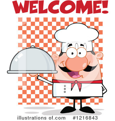 Royalty-Free (RF) Chef Clipart Illustration by Hit Toon - Stock Sample #1216843