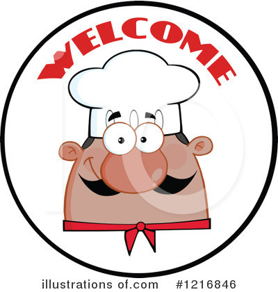 Royalty-Free (RF) Chef Clipart Illustration by Hit Toon - Stock Sample #1216846