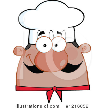 Royalty-Free (RF) Chef Clipart Illustration by Hit Toon - Stock Sample #1216852