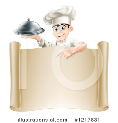 Royalty-Free (RF) Chef Clipart Illustration by AtStockIllustration - Stock Sample #1217831