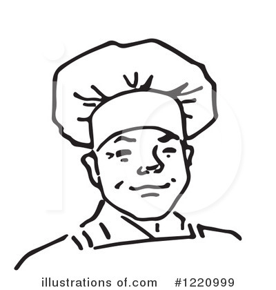 Royalty-Free (RF) Chef Clipart Illustration by Picsburg - Stock Sample #1220999
