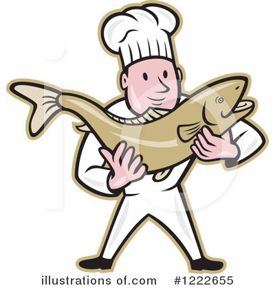 Royalty-Free (RF) Chef Clipart Illustration by patrimonio - Stock Sample #1222655