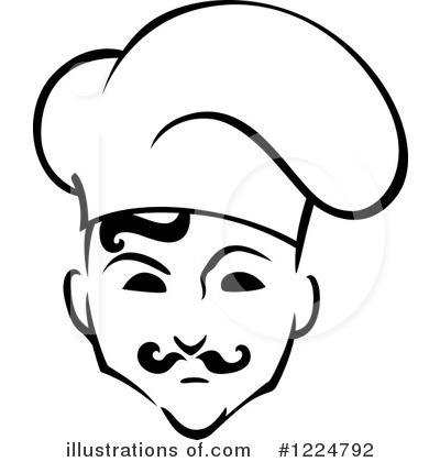 Royalty-Free (RF) Chef Clipart Illustration by Vector Tradition SM - Stock Sample #1224792