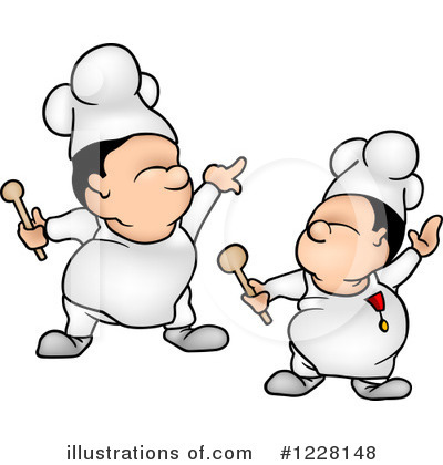 Royalty-Free (RF) Chef Clipart Illustration by dero - Stock Sample #1228148