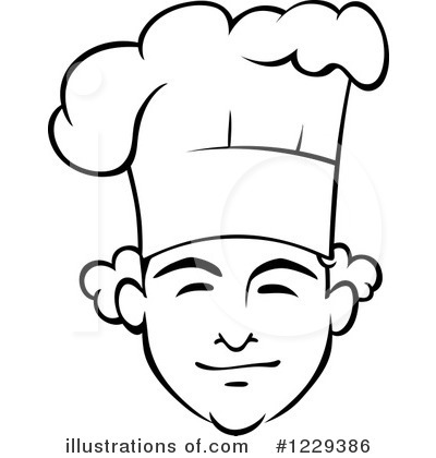 Royalty-Free (RF) Chef Clipart Illustration by Vector Tradition SM - Stock Sample #1229386