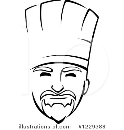 Royalty-Free (RF) Chef Clipart Illustration by Vector Tradition SM - Stock Sample #1229388