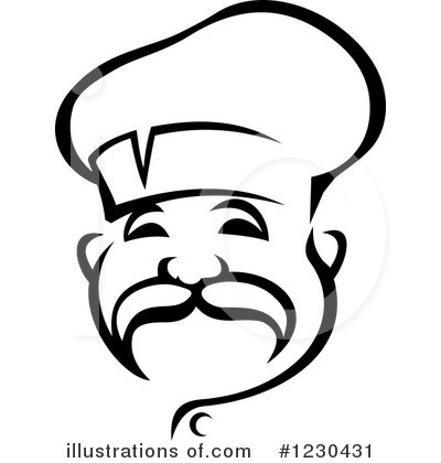 Royalty-Free (RF) Chef Clipart Illustration by Vector Tradition SM - Stock Sample #1230431