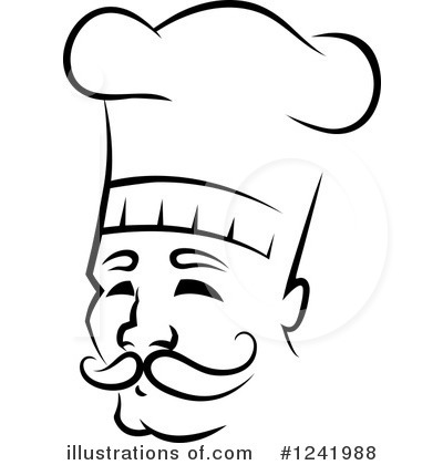 Royalty-Free (RF) Chef Clipart Illustration by Vector Tradition SM - Stock Sample #1241988
