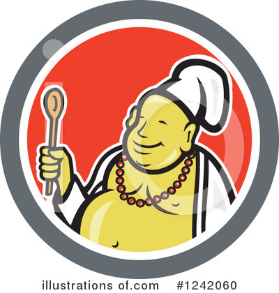 Royalty-Free (RF) Chef Clipart Illustration by patrimonio - Stock Sample #1242060