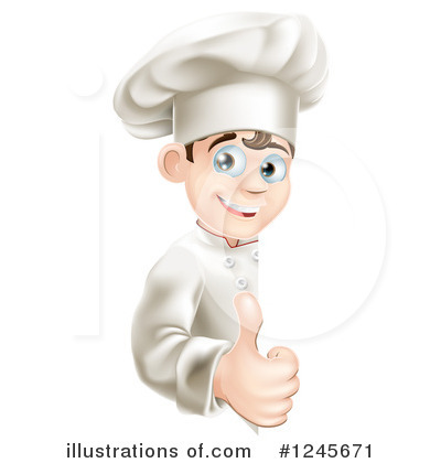 Royalty-Free (RF) Chef Clipart Illustration by AtStockIllustration - Stock Sample #1245671
