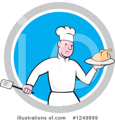 Royalty-Free (RF) Chef Clipart Illustration by patrimonio - Stock Sample #1249899