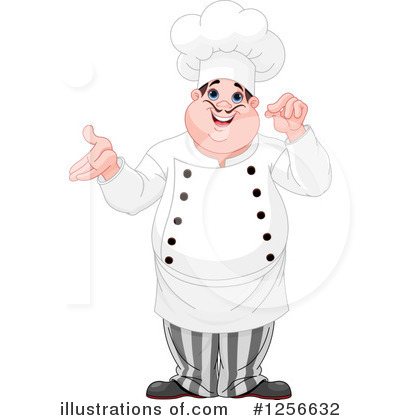 Royalty-Free (RF) Chef Clipart Illustration by Pushkin - Stock Sample #1256632