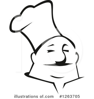 Royalty-Free (RF) Chef Clipart Illustration by Vector Tradition SM - Stock Sample #1263705