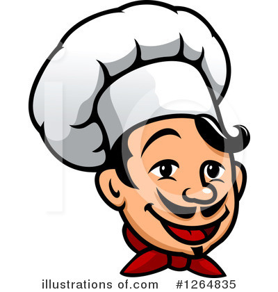 Royalty-Free (RF) Chef Clipart Illustration by Vector Tradition SM - Stock Sample #1264835