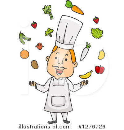 Royalty-Free (RF) Chef Clipart Illustration by BNP Design Studio - Stock Sample #1276726