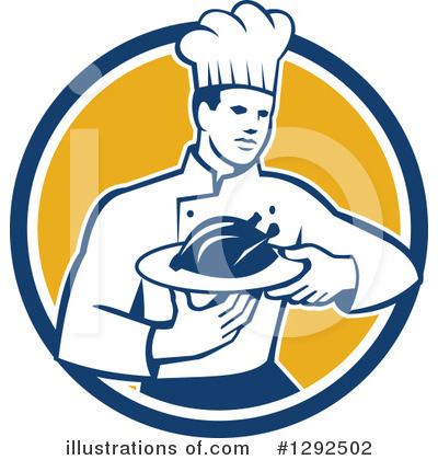 Royalty-Free (RF) Chef Clipart Illustration by patrimonio - Stock Sample #1292502