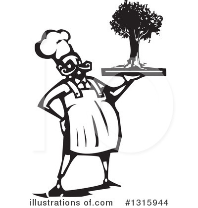 Royalty-Free (RF) Chef Clipart Illustration by xunantunich - Stock Sample #1315944