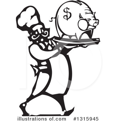 Royalty-Free (RF) Chef Clipart Illustration by xunantunich - Stock Sample #1315945