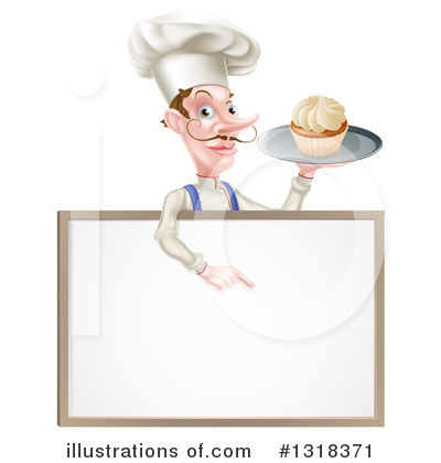 Royalty-Free (RF) Chef Clipart Illustration by AtStockIllustration - Stock Sample #1318371