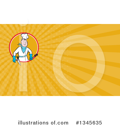 Royalty-Free (RF) Chef Clipart Illustration by patrimonio - Stock Sample #1345635