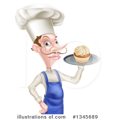 Royalty-Free (RF) Chef Clipart Illustration by AtStockIllustration - Stock Sample #1345689