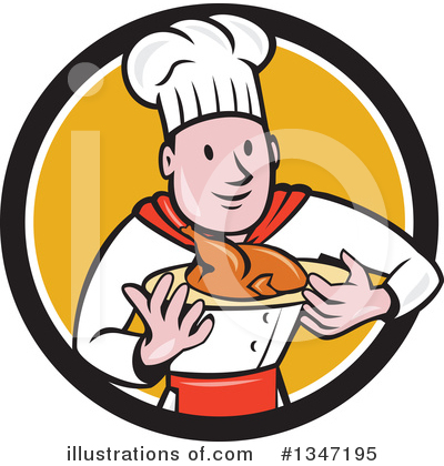 Royalty-Free (RF) Chef Clipart Illustration by patrimonio - Stock Sample #1347195