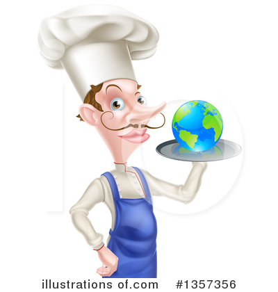 Royalty-Free (RF) Chef Clipart Illustration by AtStockIllustration - Stock Sample #1357356