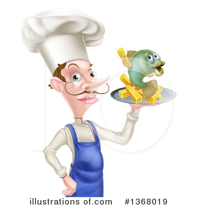 Royalty-Free (RF) Chef Clipart Illustration by AtStockIllustration - Stock Sample #1368019