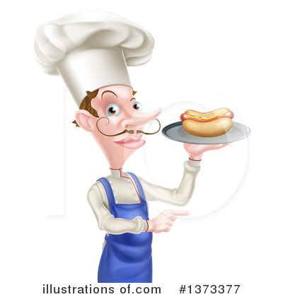 Royalty-Free (RF) Chef Clipart Illustration by AtStockIllustration - Stock Sample #1373377