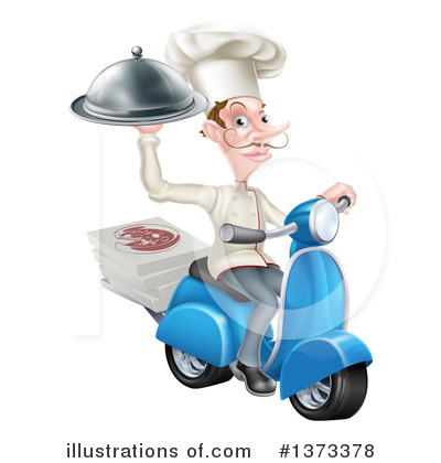 Scooter Clipart #1373378 by AtStockIllustration