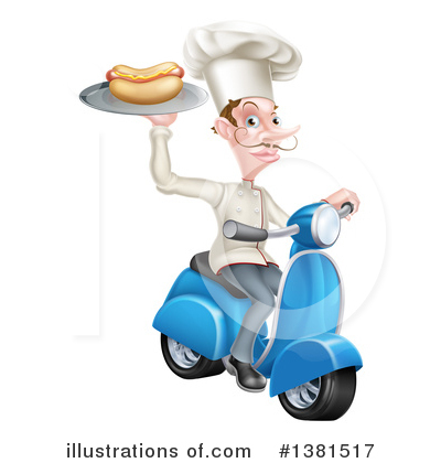 Scooter Clipart #1381517 by AtStockIllustration