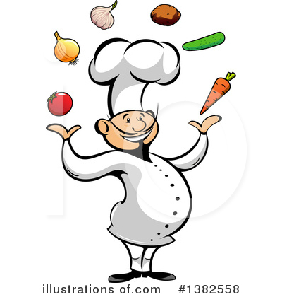 Chef Clipart #1382558 by Vector Tradition SM