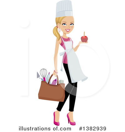 Royalty-Free (RF) Chef Clipart Illustration by Monica - Stock Sample #1382939