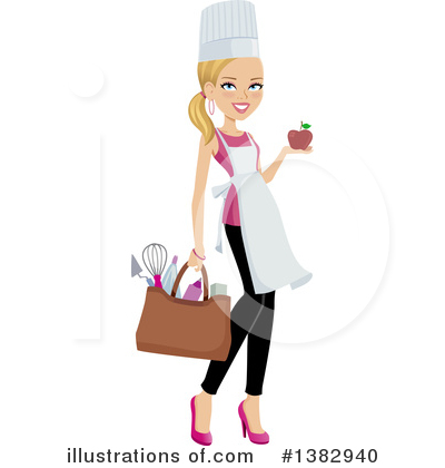 Royalty-Free (RF) Chef Clipart Illustration by Monica - Stock Sample #1382940