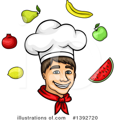 Royalty-Free (RF) Chef Clipart Illustration by Vector Tradition SM - Stock Sample #1392720