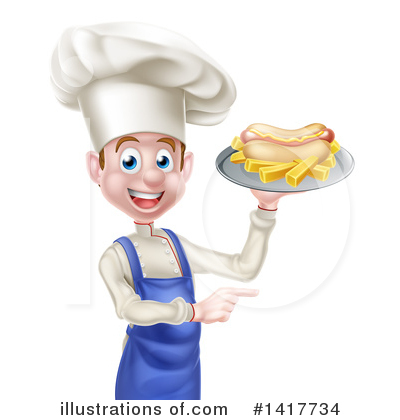 Royalty-Free (RF) Chef Clipart Illustration by AtStockIllustration - Stock Sample #1417734