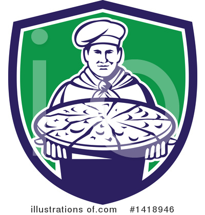 Pizzeria Clipart #1418946 by patrimonio